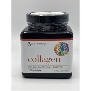 Collagen 160 Tablets 6000 MG With Vitamin C And Amino Acids For Hair Skin Nails